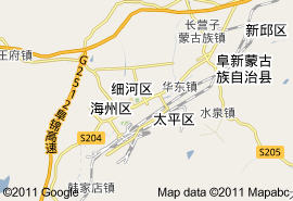 阜新市地圖
