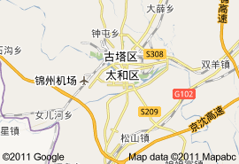 錦州市地圖