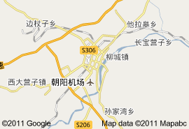 朝陽市地圖