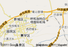 呼和浩特市地圖