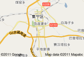 烏蘭察布市地圖