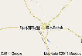 錫林郭勒盟地圖