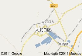 石嘴山市地圖
