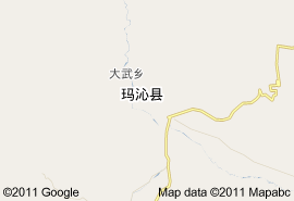 果洛藏族自治州地圖