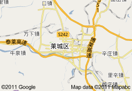 萊蕪市地圖
