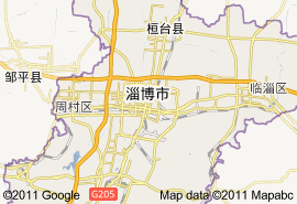 淄博市地圖