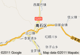 呂梁市地圖