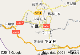 陽泉市地圖