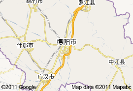 德陽市地圖