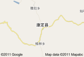 甘孜藏族自治州地圖