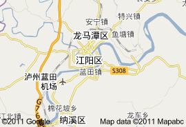 瀘州市地圖