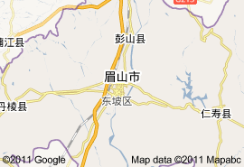 眉山市地圖