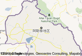 阿勒泰地區地圖