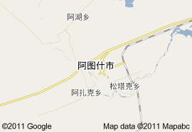 克孜勒蘇柯爾克孜自治州地圖