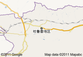 吐魯番地區地圖