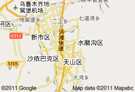 烏魯木齊市地圖