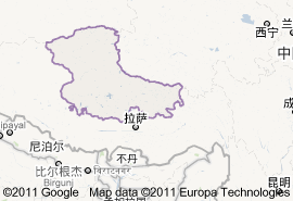 那曲地區地圖