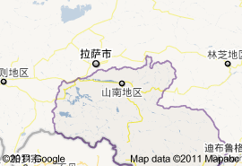 山南地區地圖