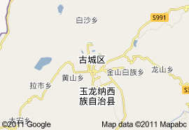 麗江市地圖