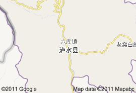 怒江傈僳族自治州地圖