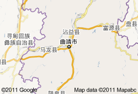 曲靖市地圖