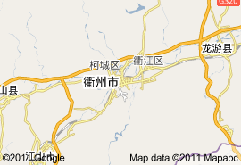衢州市地圖