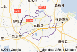 東海縣地圖
