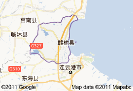 贛榆縣地圖