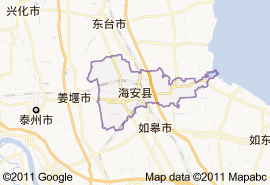 海安縣地圖