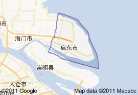 啟東市地圖