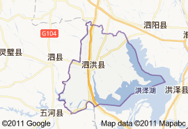 泗洪縣地圖