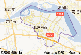 張家港市地圖