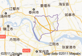 泰興市地圖
