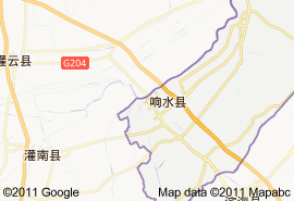 響水縣地圖