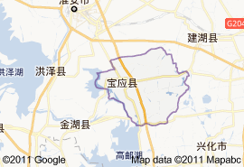 寶應縣地圖