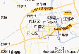 廣陵區地圖