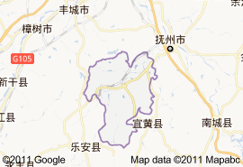 崇仁縣地圖