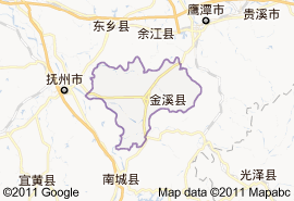 金溪縣地圖