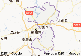 贛縣地圖
