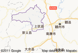 上猶縣地圖