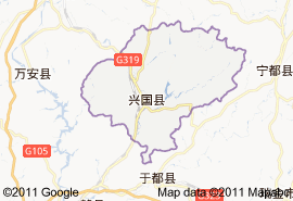 興國縣地圖