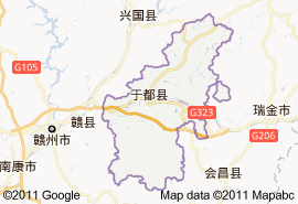 於都縣地圖