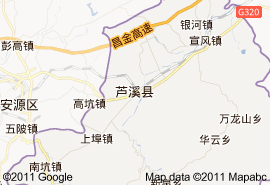 蘆溪縣地圖