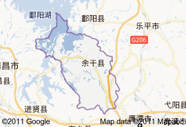 餘幹縣地圖