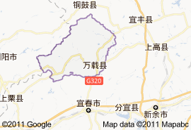 萬載縣地圖