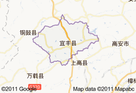 宜豐縣地圖
