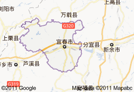 袁州區地圖