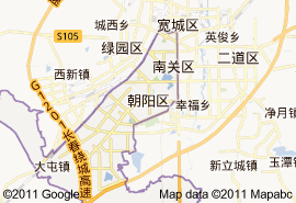 朝陽區地圖