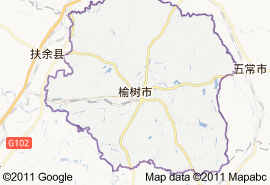 榆樹市地圖