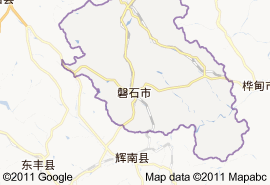 磐石市地圖